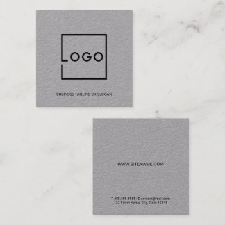 Carte De Visite Carré Logo d'entreprise personnalisé professionnel