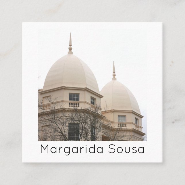 Carte De Visite Carré London Domes City Angleterre Tourisme de photos (Devant)