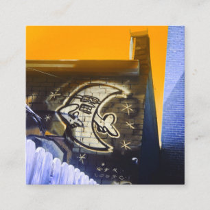 Carte De Visite Carré lunettes de soleil la nuit