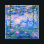 Carte De Visite Carré Lys d'eau Claude Monet restaurés<br><div class="desc">Lys d'eau Claude Monet restaurés</div>