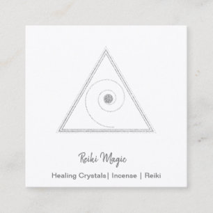 Carte De Visite Carré Magie Reiki