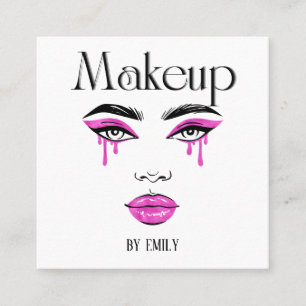 Carte De Visite Carré Make up Artist