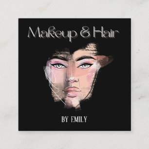 Carte De Visite Carré Make up Artist