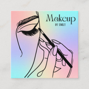 Carte De Visite Carré Make up Artist