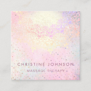 Carte De Visite Carré massage