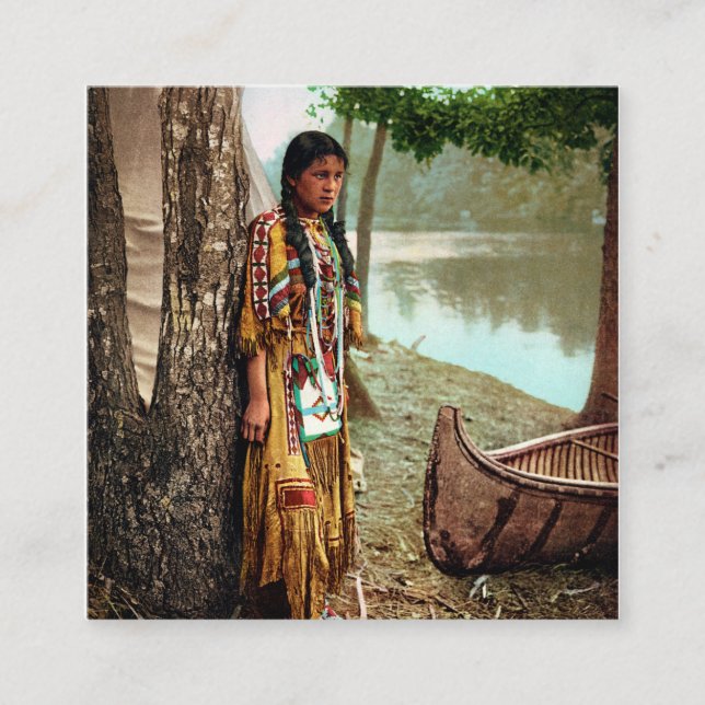 Carte De Visite Carré Minnehaha (film, 1904) (Devant)