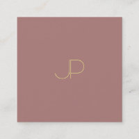 Modèle moderne professionnel de monogramme d'or