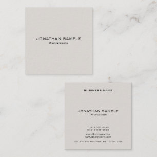 Carte De Visite Carré Modèle moderne tendance Élégant professionnel élég