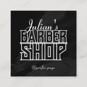 Carte De Visite Carré Moderne élégant