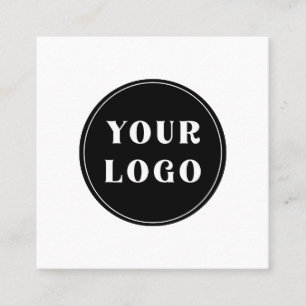 Carte De Visite Carré Moderne, élégant, élégant et personnalisable