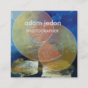 Carte de visite Carré moderne et design