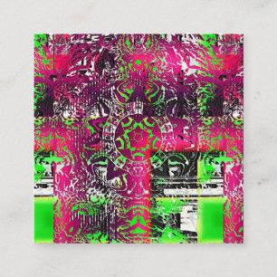 Carte De Visite Carré Mon Nom N'Est Pas Donna