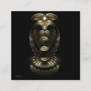 Carte De Visite Carré Montée de Kundalini