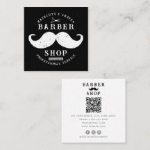 Moustache Barber Shop Masculine moderne coiffeur