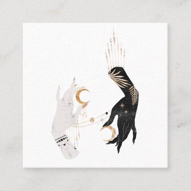 Carte De Visite Carré Mystique cosmique (Devant)