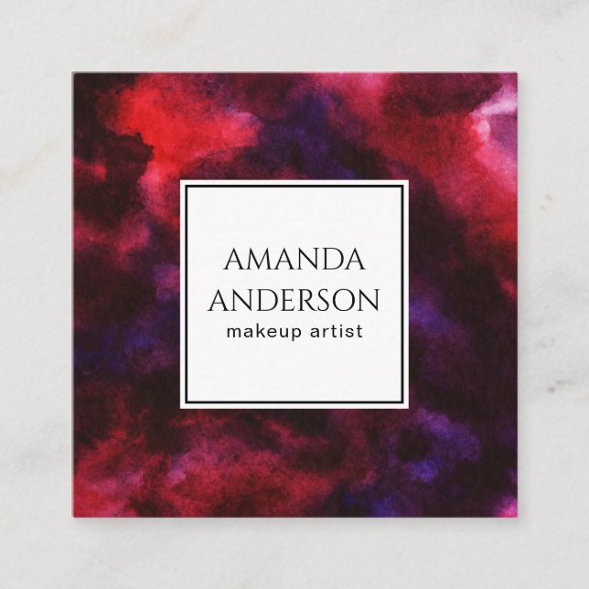 Carte de visite Carré Nebula (Devant)