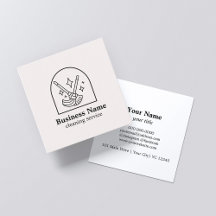 Nettoyage minimaliste de la maison Services Logo r