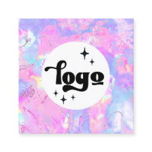 carte de visite carré opal violet