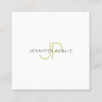 Or Monogramme Design tendance Moderne Chic Plain