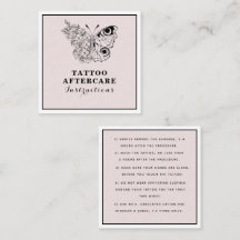 Papillon Floral Eye Tattoo Instructions