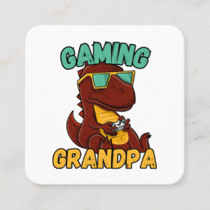 Carte De Visite Carré Papy des jeux vidéo
