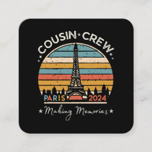 Carte De Visite Carré Paris France Créer des souvenirs 2024