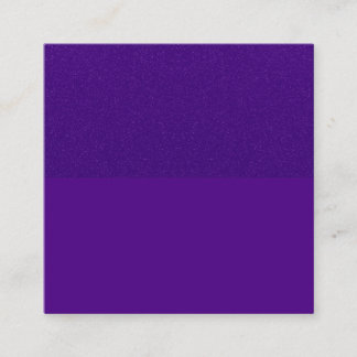 Carte De Visite Carré Parties scintillant-Top Royal Purple Carré Card -