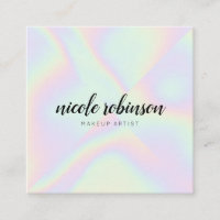 Pastel arc-en-ciel holographique maquillage modern