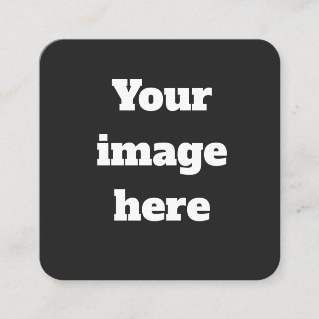 Carte De Visite Carré Personnalisé (Devant)