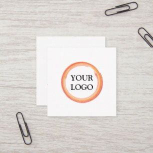 Carte De Visite Carré Personnalisé Personnalisé Votre propre logo