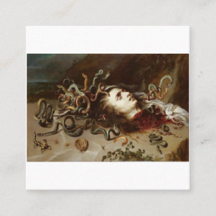 Carte De Visite Carré Peter Paul Rubens - Le Chef De La Medusa - P Baroq