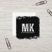 Photographe audacieux de grunge de monogramme de