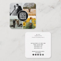 Photographe Photos QR Code Social Media Icons