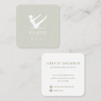 Pilates de logo minimaux pour femmes de couleur ve