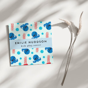 Carte De Visite Carré Pirate Octopus, Pirate Jellfish, Centre d'activité