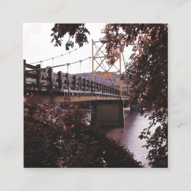 Carte De Visite Carré pont de castor (Devant)