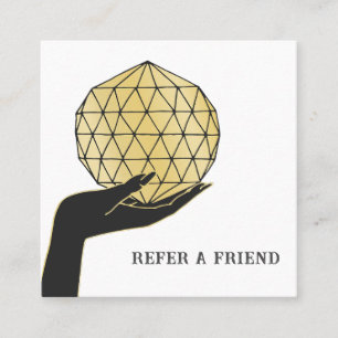 CARTE DE VISITE CARRÉ PSYCHIC MOYEN TAROTS FORTUNE TELLER REFRIEND AMI