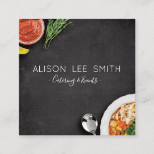 Carte De Visite Carré Restauration et événements