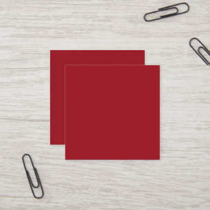 Carte de visite Carré Ruby Red