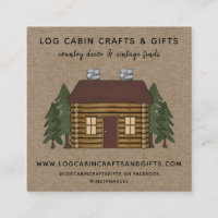 Rustic Country Log Cabine médias sociaux
