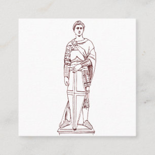 Carte De Visite Carré Saint Georges de Donatello - Sculpture de la Renai