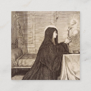 Carte De Visite Carré Sainte Scholastique Patronne de l'école