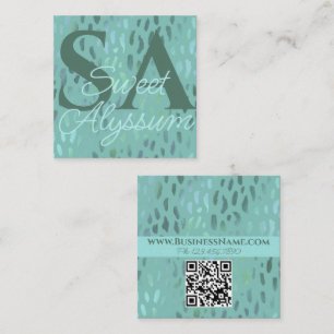 Carte De Visite Carré Salon d'artisanat Promotionnel Pop Up Business ver