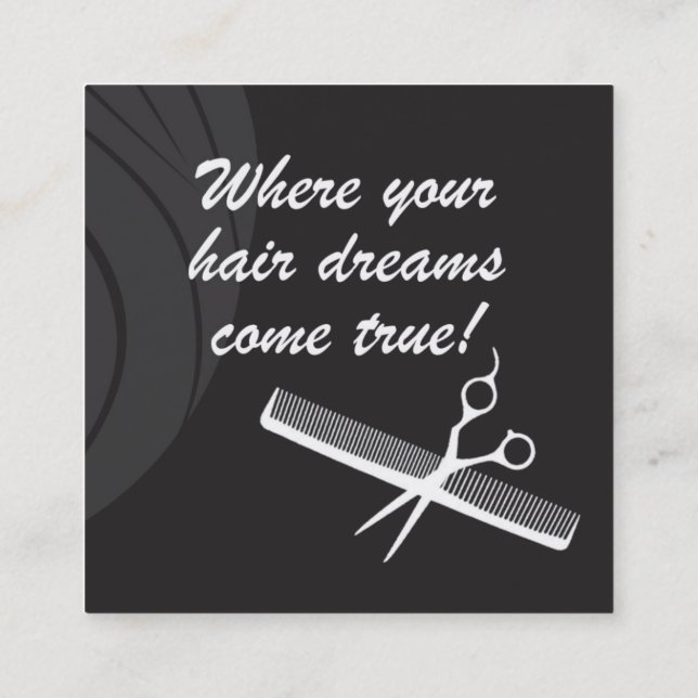 Carte De Visite Carré Salon Gregory Tomos (Dos)