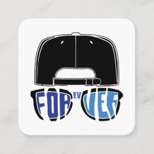 Carte De Visite Carré Sandlot pour toujours