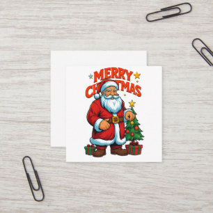 Carte De Visite Carré  Santa Claus Christmas 
