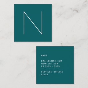 Carte De Visite Carré Sapin ombragé simple minimal élégant