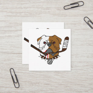 Carte De Visite Carré SHORESY Bulldogs de Sudbury