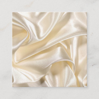 Carte De Visite Carré Soie non blanche
