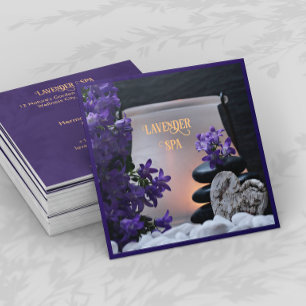 Carte de visite Carré Spa Lavender